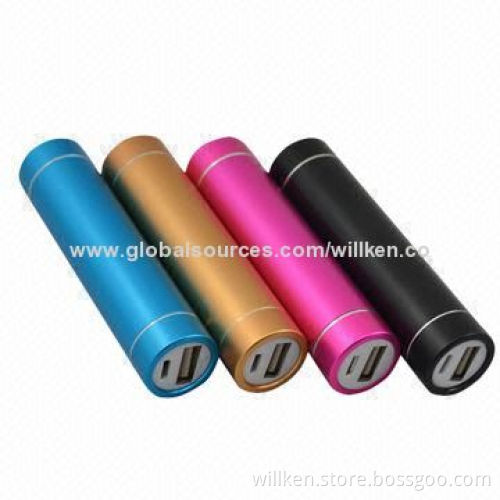 Portable Mini Power Station with 2,600mAh with Aluminum Case for iPhone and Mobile Phones